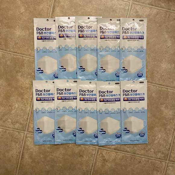 [Doctor P&B] KF94 Masks, Made in Korea (10pcs) - Picture 1 of 9